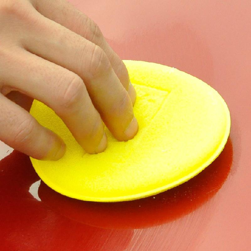 car waxing sponge ball edge pressing sponge double-sided soft car waxing sponge wiper car polish sponge hot sale Application Scenario