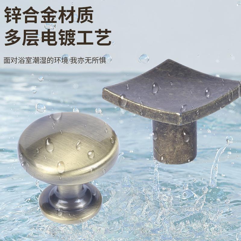 factory new zinc alloy handle and knob electroplating process light luxury wardrobe and cabinet chest of drawer door handle wholesale Specification drawing