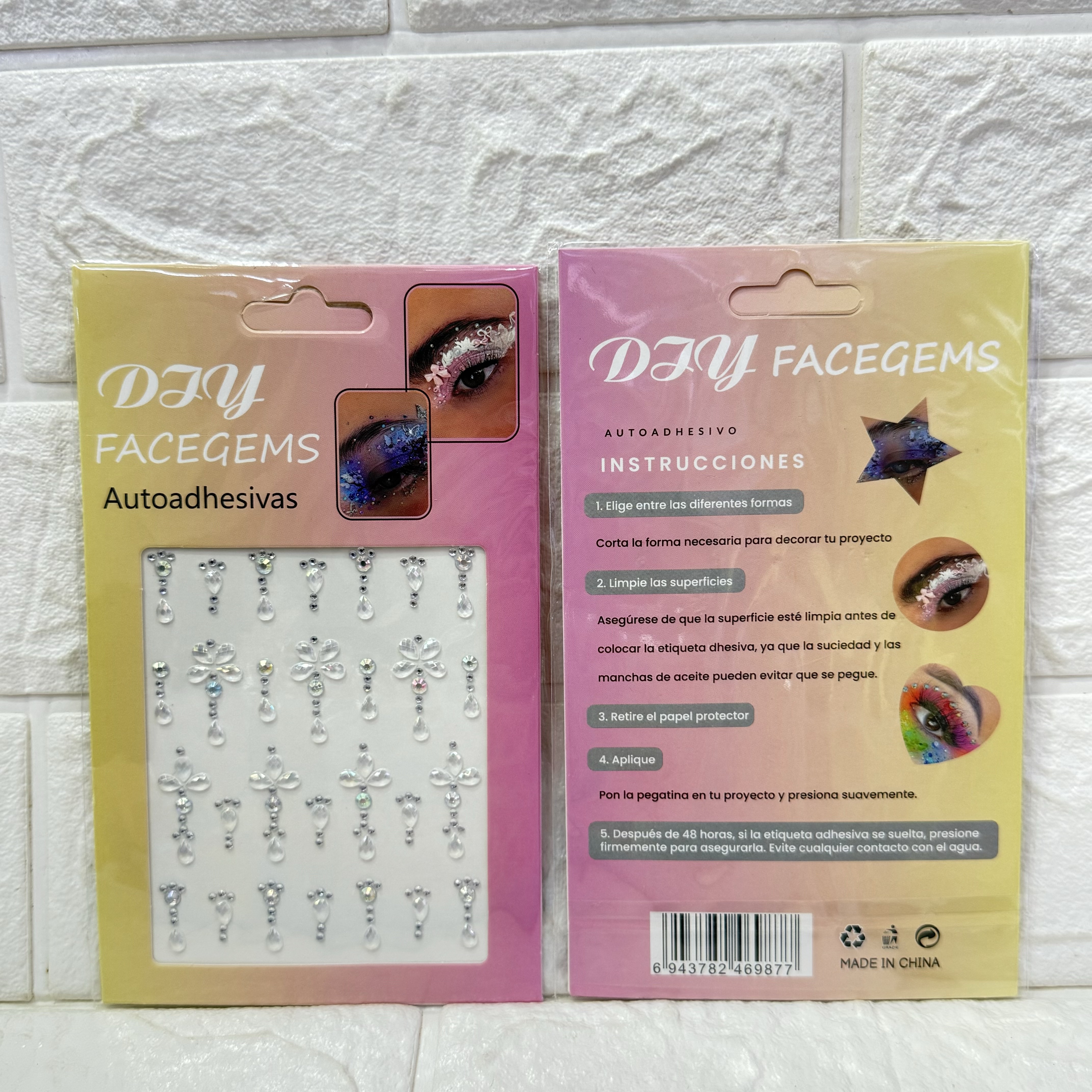 Stage makeup, diamond eye stickers, decorative face stickers, princess eye stickers, diamond stickers, stage performance eye makeup, water diamond stickers, decoration Application Scenario