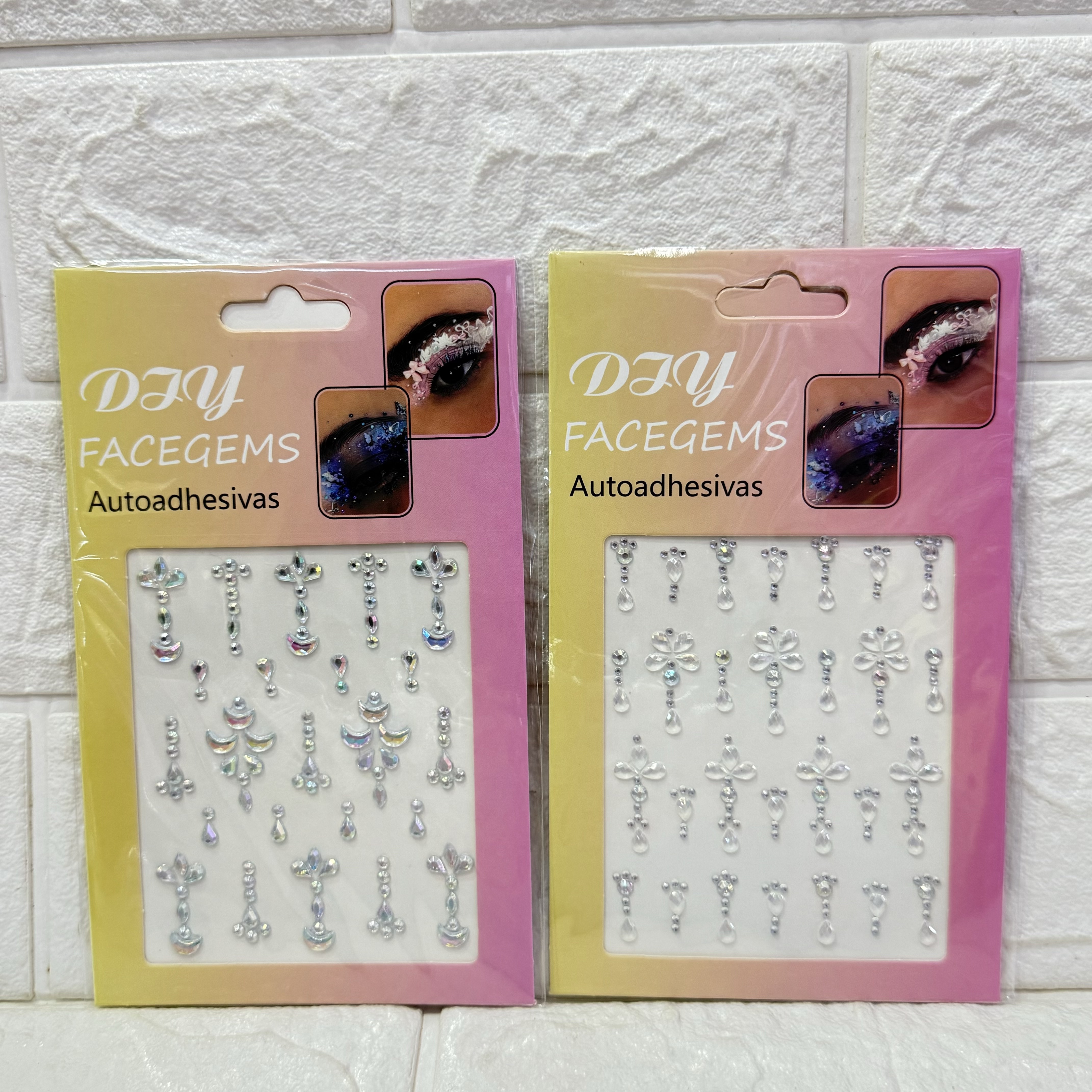 Stage makeup, diamond eye stickers, decorative face stickers, princess eye stickers, diamond stickers, stage performance eye makeup, water diamond stickers, decoration pic 1