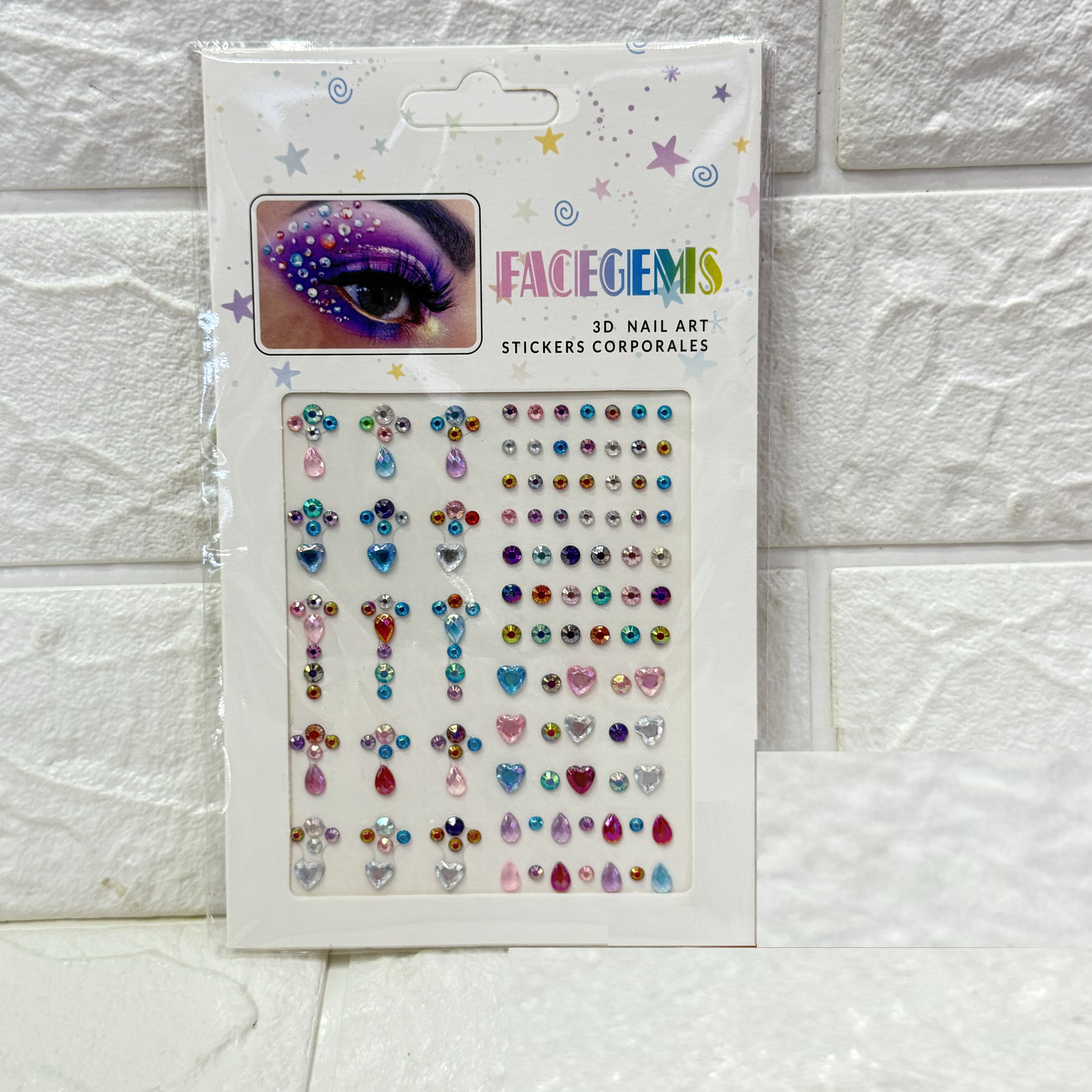 舞台妆钻石眼贴装饰水滴泪珠脸部钻石贴宝石贴表演眼妆水钻贴装饰详情6