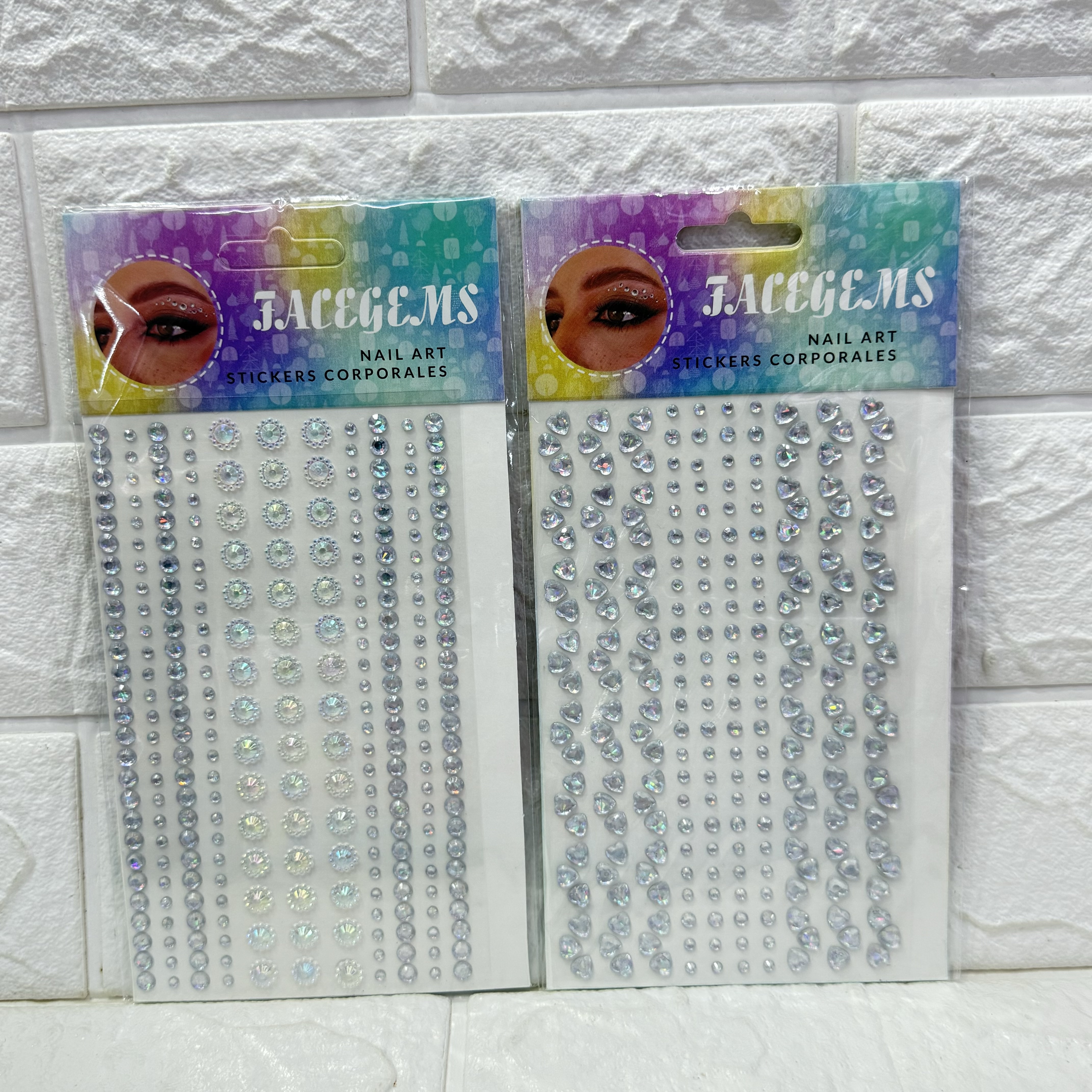 Cheek stickers, face stickers, eye stickers, princess eye stickers, diamond stickers, stage performance eye makeup, water diamond stickers, decoration details Picture