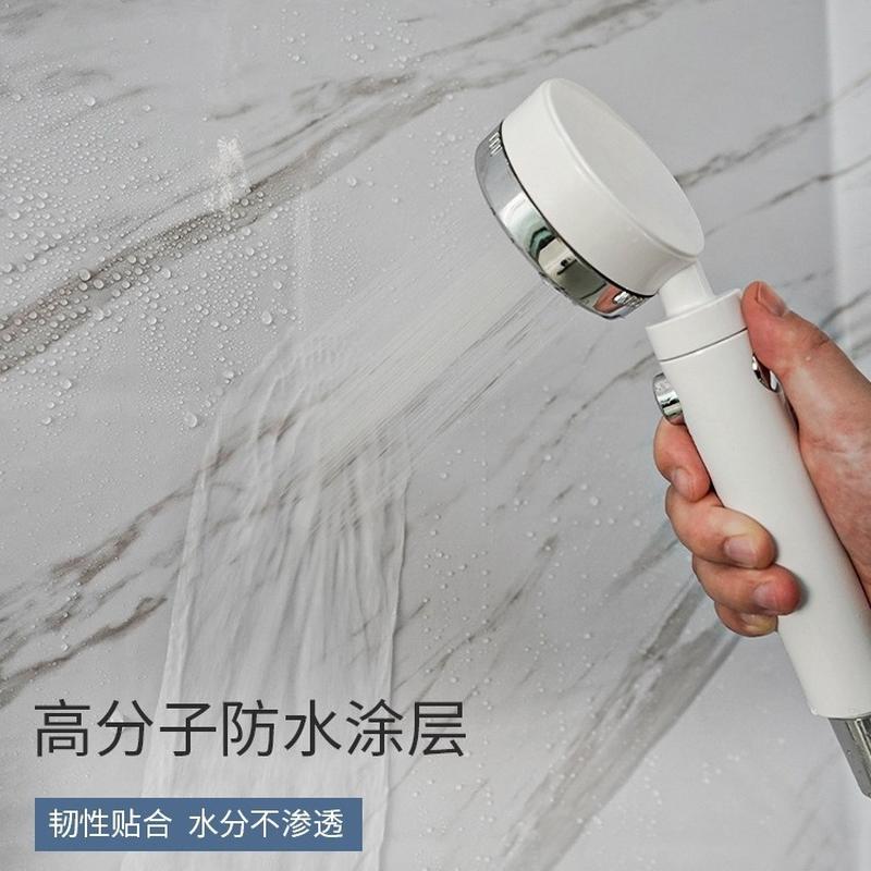 Imitation Tile Wall Stier Wallpaper Self-Adhesive Wall Decorative Wallpaper Batoom Waterproof Moisture-Proof Marbling Kitchen Stier details Picture