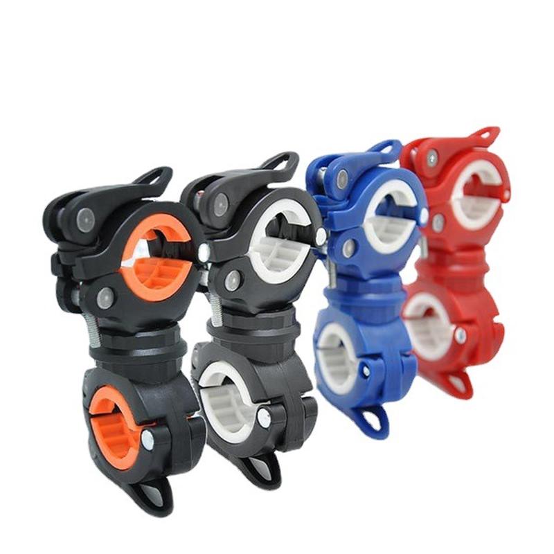 Light Holder Bicycle Flashlight Light Clamp Headlight Holder Fixed Bracket Bicycle Clamp Mountain Bike Cycling Fixture and Fitting Item Picture