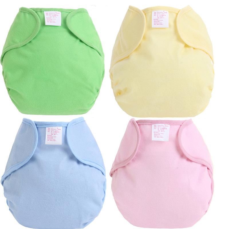 baby cloth diaper pants four-color diaper pants children's bamboo fiber diaper baby waterproof and washable cloth diaper pants training pant