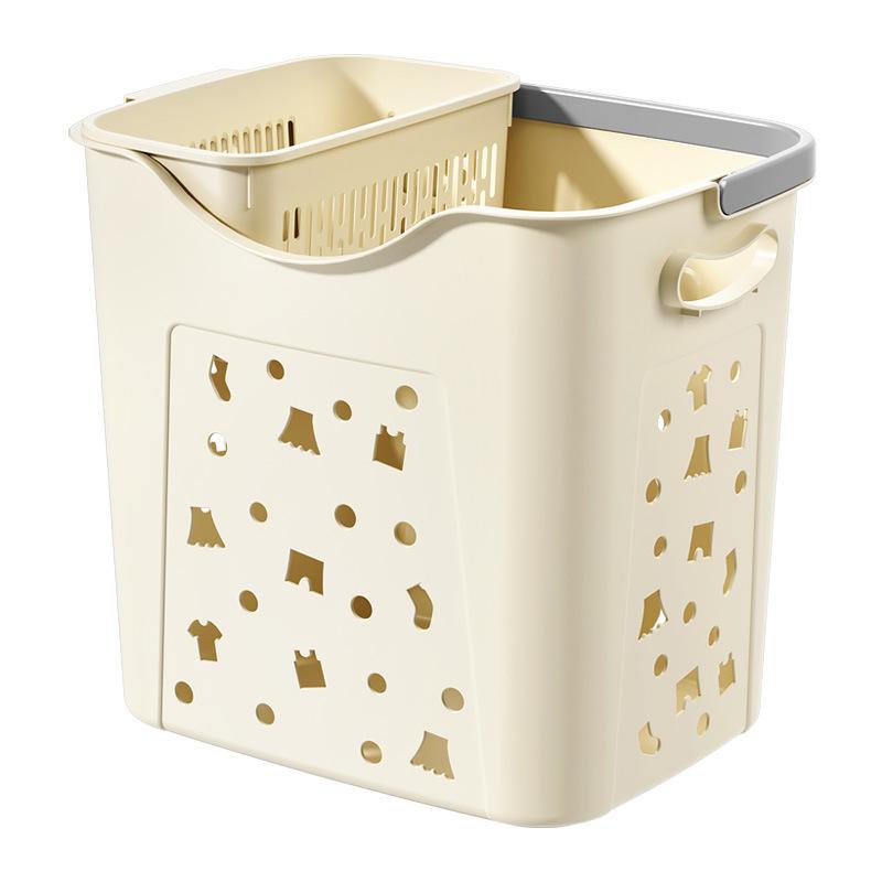 dirty clothes basket household bathroom laundry basket for dirty laundry partition bath storage basket laundry basket wholesale Item Picture