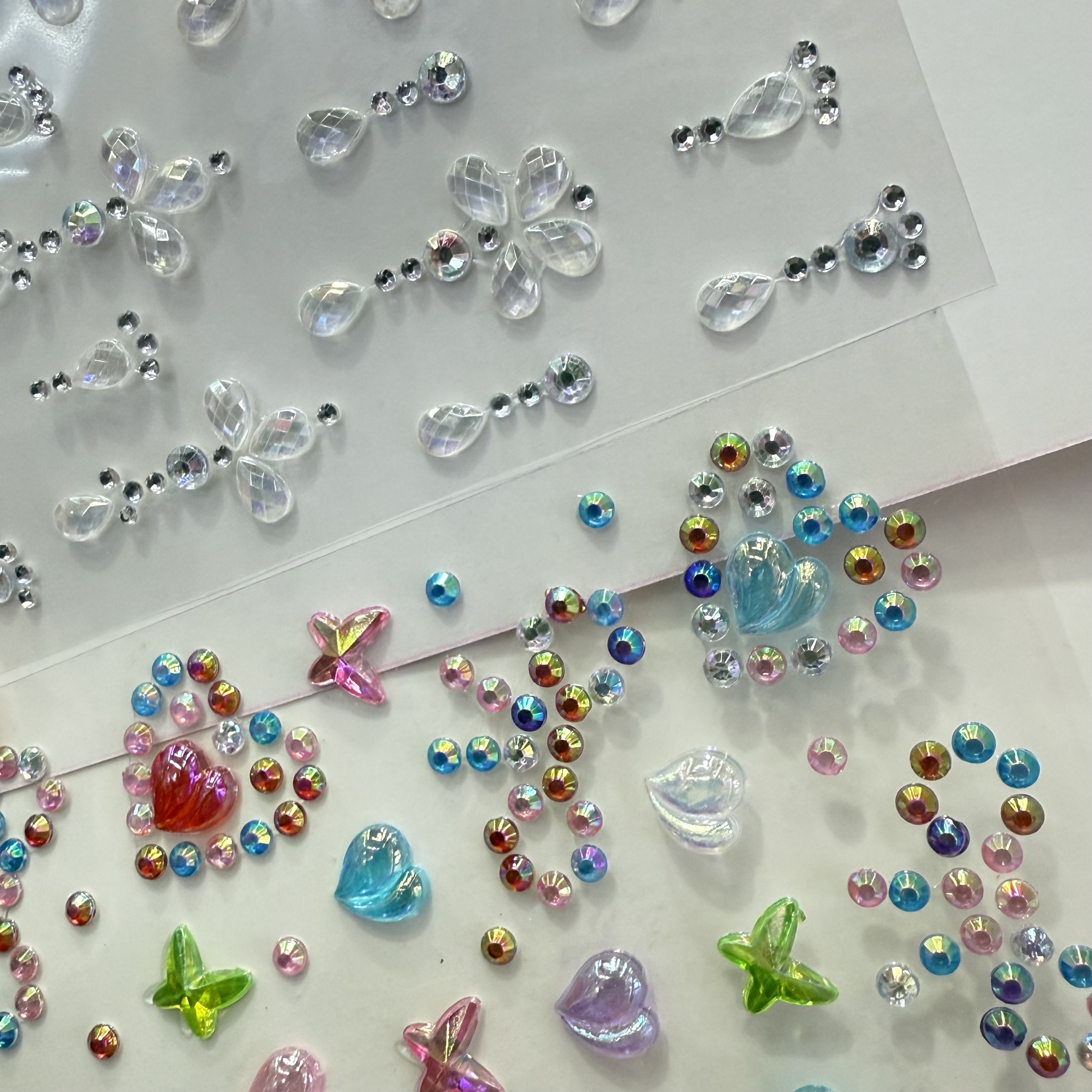 Stage makeup, diamond eye stickers, decorative face stickers, princess eye stickers, diamond stickers, stage performance eye makeup, water diamond stickers, decoration pic 8