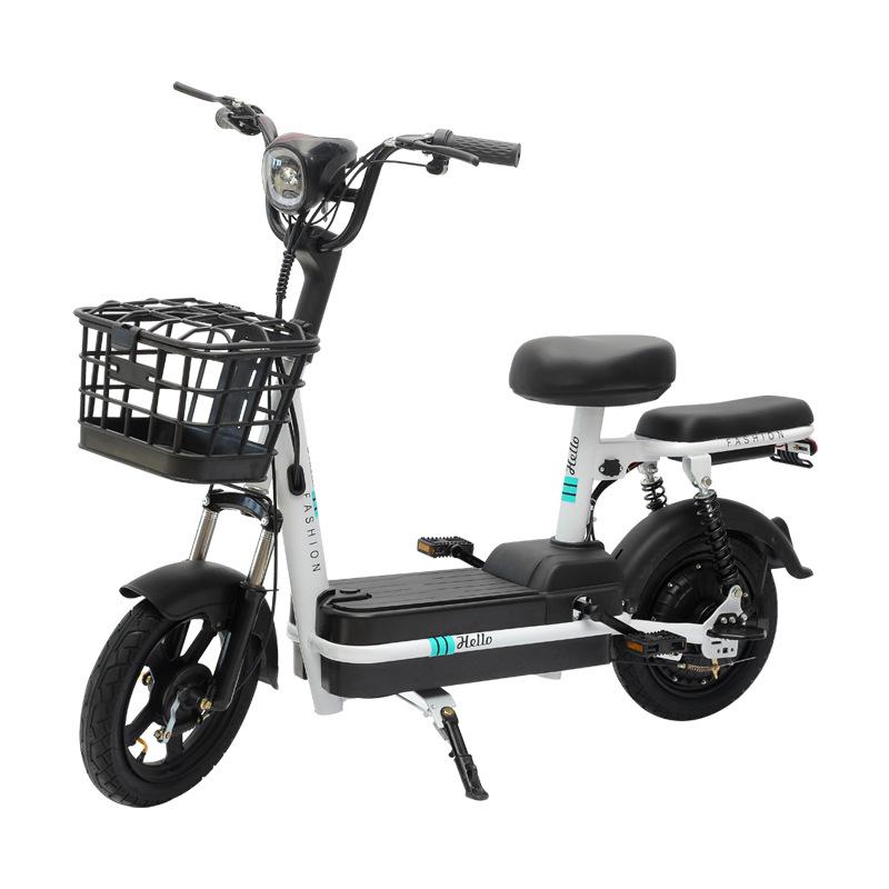 small phantom national standard electric car simple type two-wheel electric bike double lightweight scooter battery car for sale Item Picture
