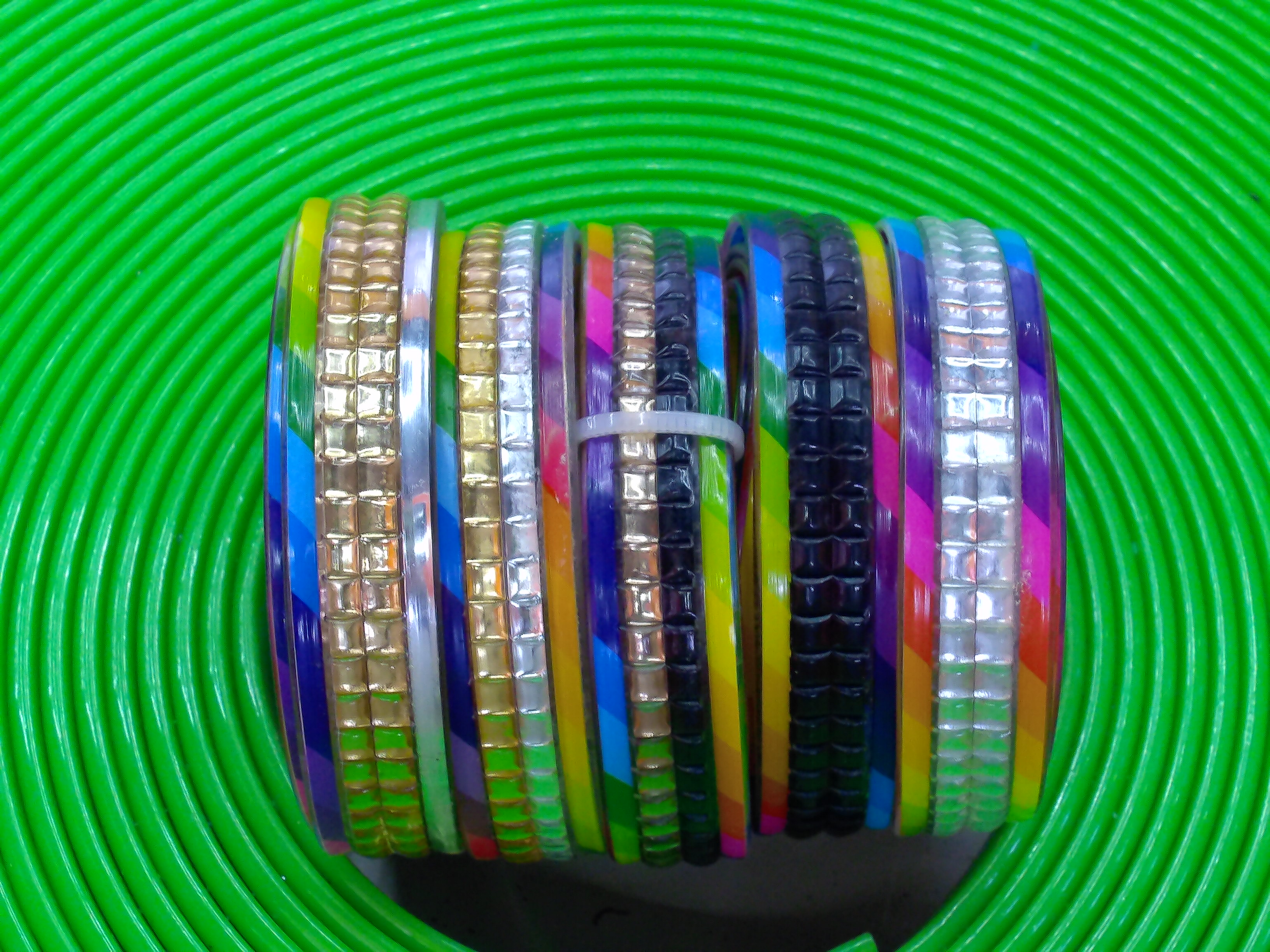 PVC rainbow-soled simple plastic belt accessories, shoe material accessories, jewelry accessories factory direct sales details Picture