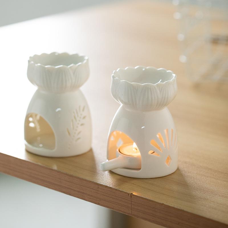 cross-border stable supply fragrance lamp essential oil lamp bedroom candle household essential oil aroma ceramic incense burner aromatherapy furnace Application Scenario