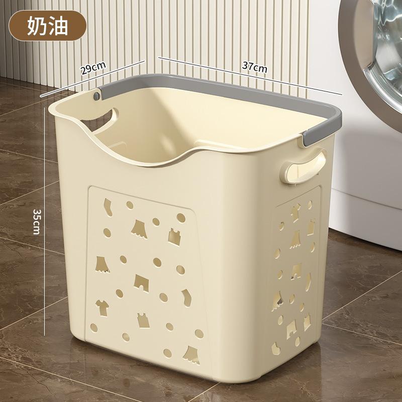 dirty clothes basket household bathroom laundry basket for dirty laundry partition bath storage basket laundry basket wholesale Application Scenario