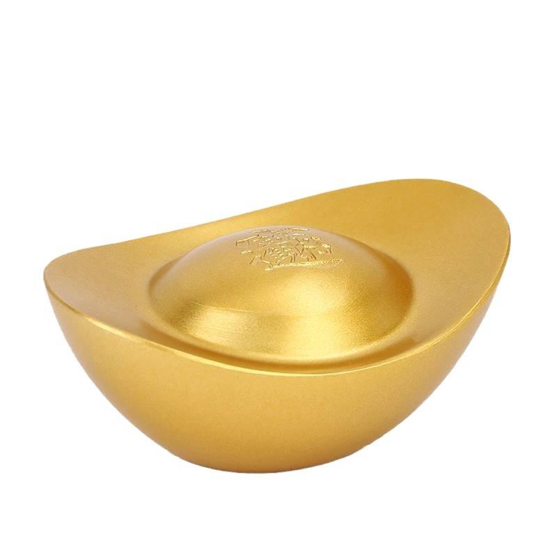 solid brass ingot wealth comes from every direction ingot home decorations living room entrance shop decoration crafts wholesale Item Picture