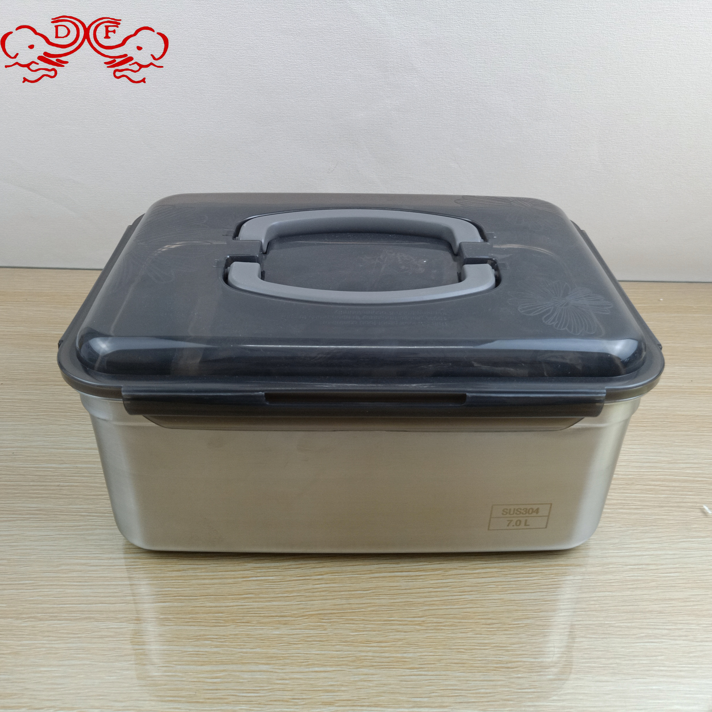 Df99077 Crisper Sealed Food Storage Box Frozen Refrigerated Bento Box Fruit Vegetable Pickles Lunch Box Df Tradinghouse