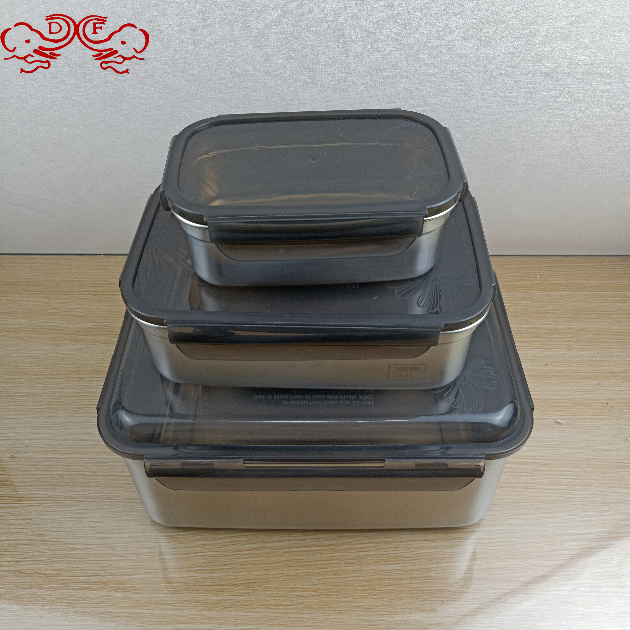 Df99077 Fresh-Keeping Box With Lid Kimchi Sealed Food Grade Refrigerator Freezer Storage Box Large Capacity Df Tradinghouse