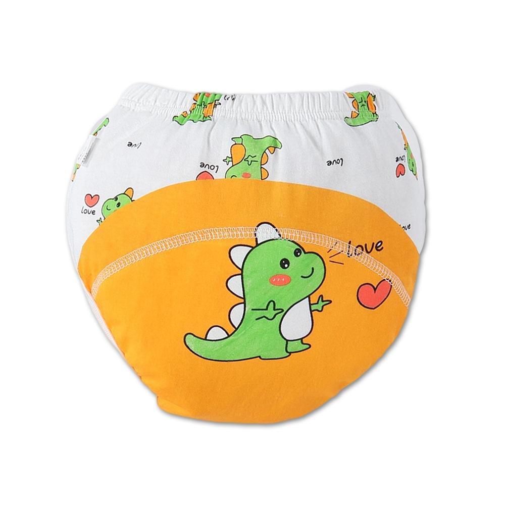 baby's ring baby diapers training pant baby cotton 6-layer gauze printed cartoon summer washable breathable diaper Item Picture