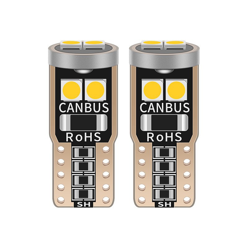 汽车LEDW5W  T10   30380  6SMD示宽灯，牌照灯  阅读灯超亮无极