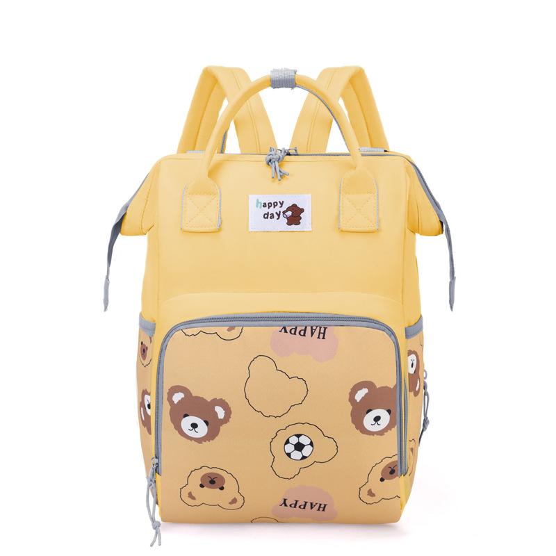 24 mummy bag large capacity multi-functional maternity bag baby mom with baby baby diaper bag high-grade diaper backpack Application Scenario