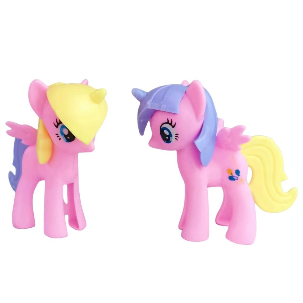children play house accessories plastic my little pony: friendship is magic cartoon unicorn blind box hand-made gifts wholesale Specification drawing