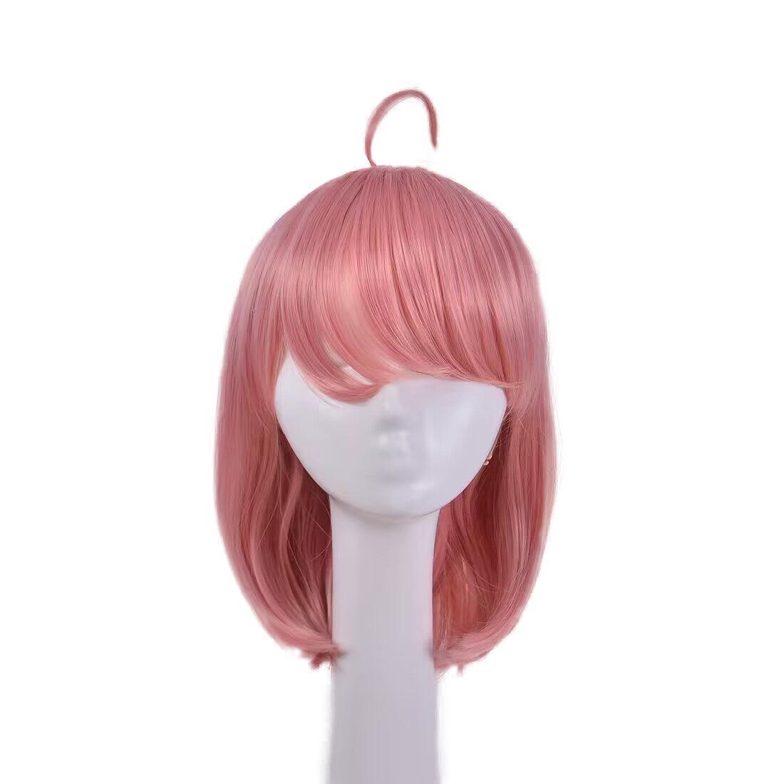 spy play house spy × family anya fujie pink bobhaircut cos wig wig