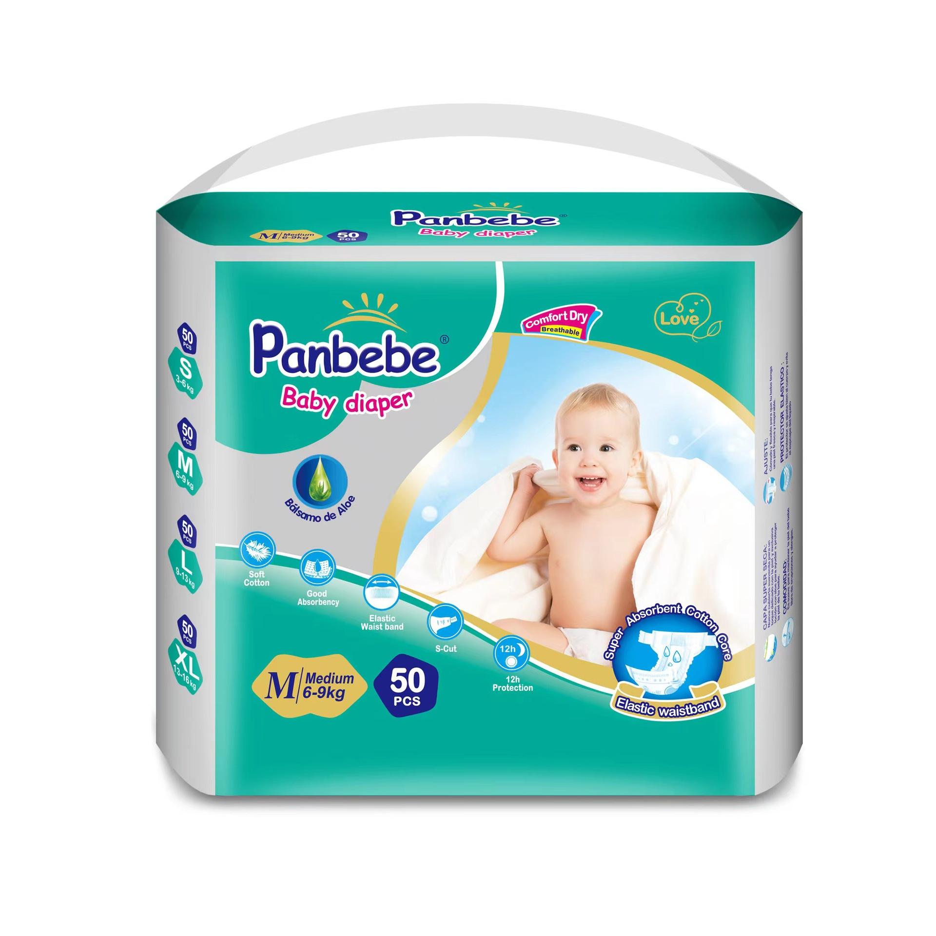 50 Pcs Baby Diapers Children Baby Diapers Support Foreign Trade Kazakhstan Russia Central Asia South America details Picture