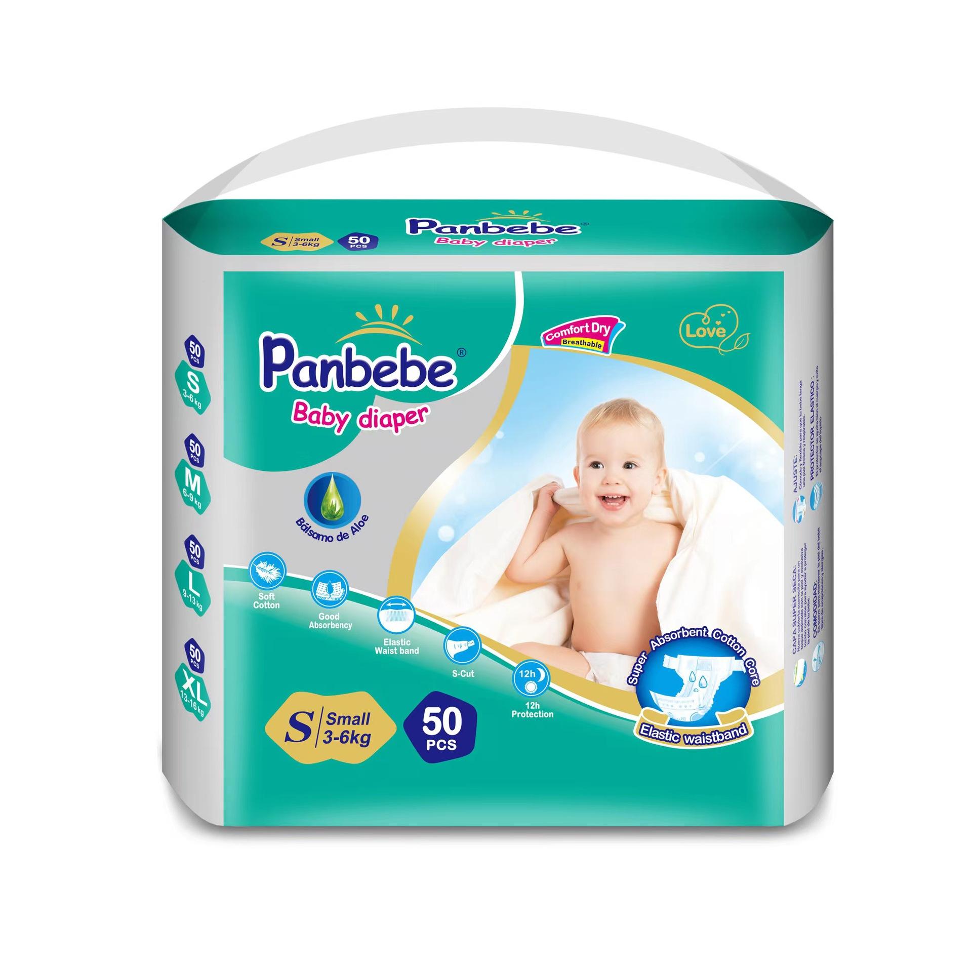 50 Pcs Baby Diapers Children Baby Diapers Support Foreign Trade Kazakhstan Russia Central Asia South America full figure