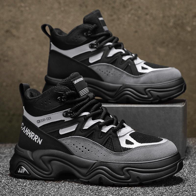 autumn new men's high-top platform martin boots trendy british outdoor work clothes short boots live motorcycle leisure men's boots