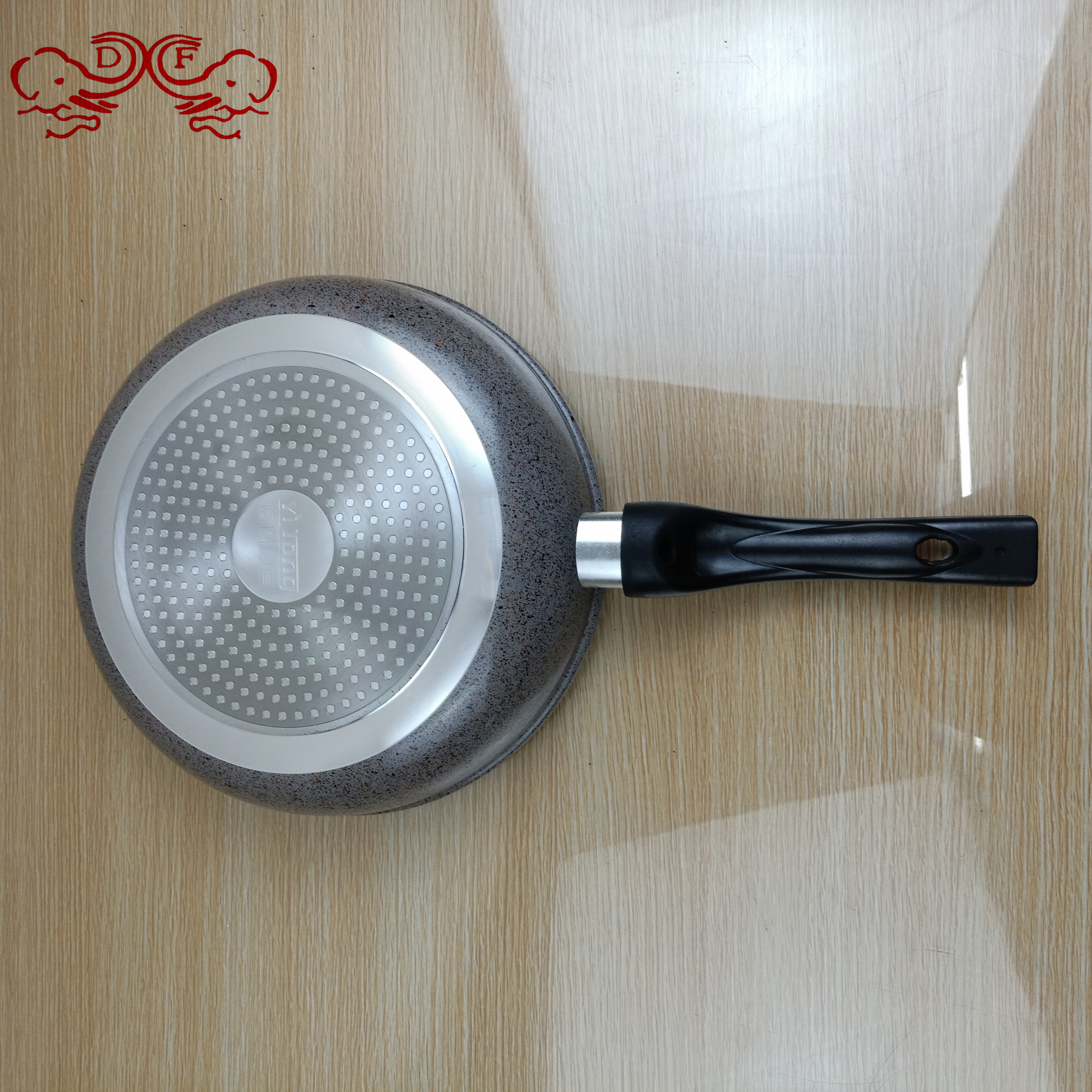 Df99950 Medical Stone Frying Pan Non-Stick Household Pan Light Oil Smoke Pancake Pan Induction Cooker Df Tradinghouse Item Picture