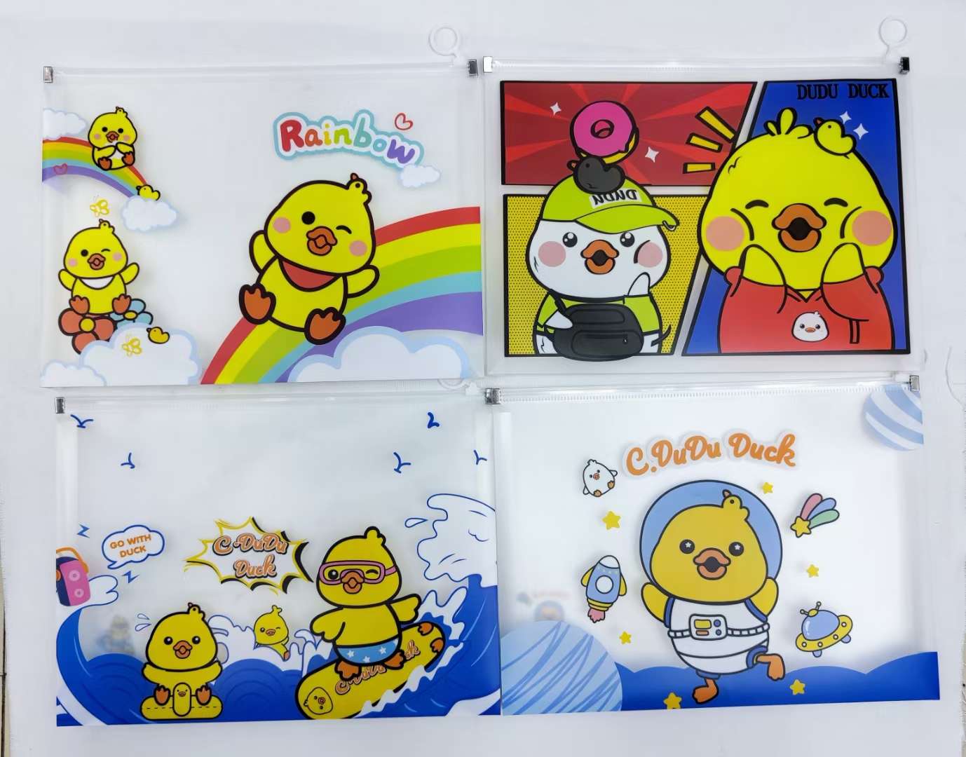 文件袋/网格拉链袋A5/网格袋/笔袋/透明文件袋产品图