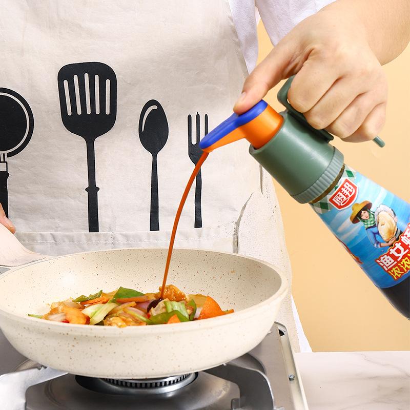 Oyster Sauce Bottle Nozzle Pump Head Squeezing Machine Household Kitchen Quantitative Fuel Consumption Press Type Oyster Sauce Bottle Head Press Nozzle Nozzle Artifact Specification drawing