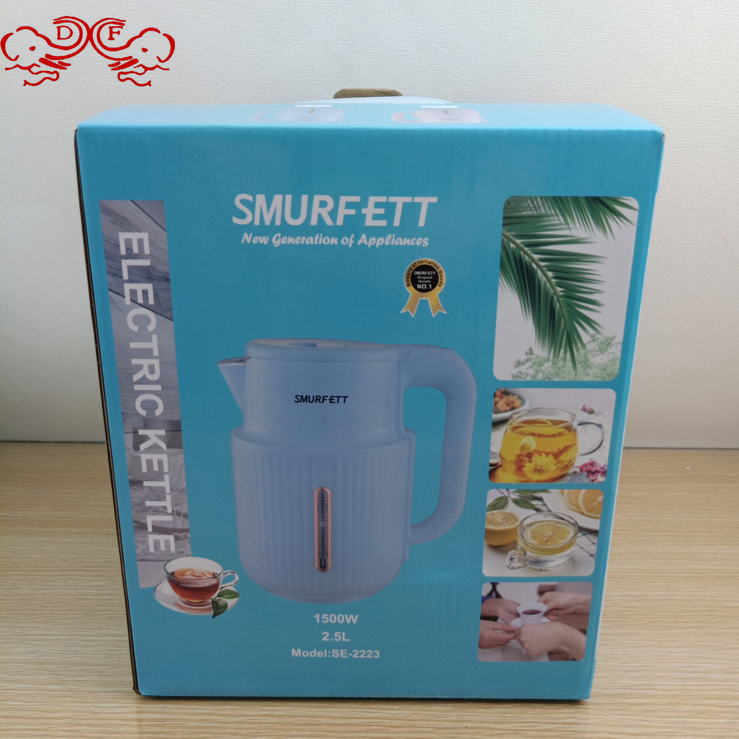 Df68862 Electric Kettle Commercial Kettle Thermal Insulation Automatic Power Off Stainless Steel Large Capacity Hot Kettle Df Tradinghouse Item Picture