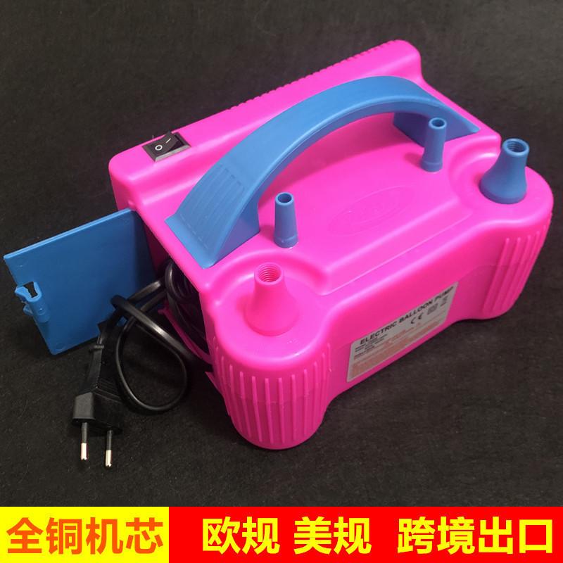 customized electric tire pump logo color and packaging balloon air pump electric inflator balloon machine air pump details Picture