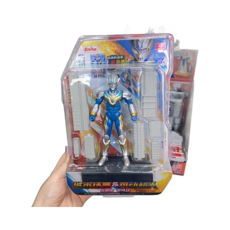 children's chinese superman boy model toy ott doll garage kit decoration gift set training institution gift Item Picture