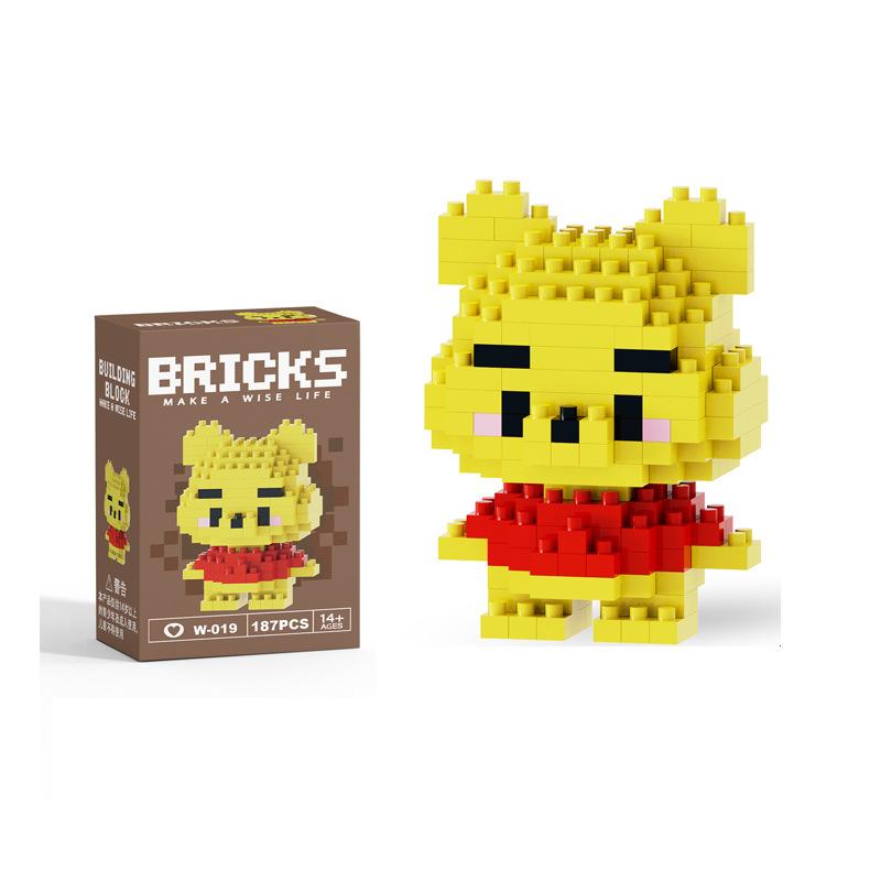 tiny particle building blocks cartoon puzzle educational assembly model toy birthday gift cartoon doll blind box Application Scenario