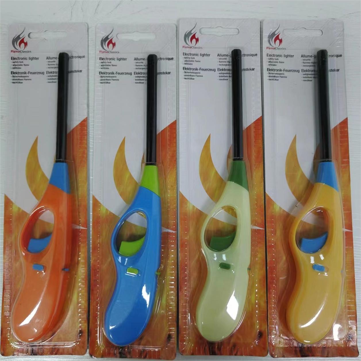 extended ignition gun kitchen moxibustion aromatherapy outdoor barbecue long handle inflatable flame lighter igniter wholesale details Picture
