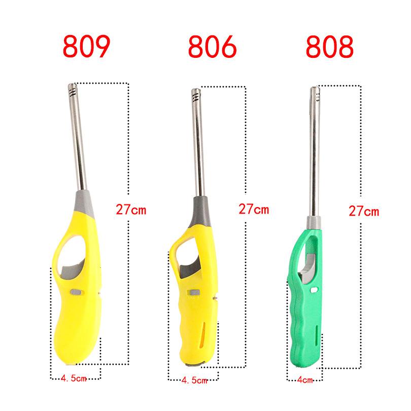 extended ignition gun kitchen moxibustion aromatherapy outdoor barbecue long handle inflatable flame lighter igniter wholesale Specification drawing