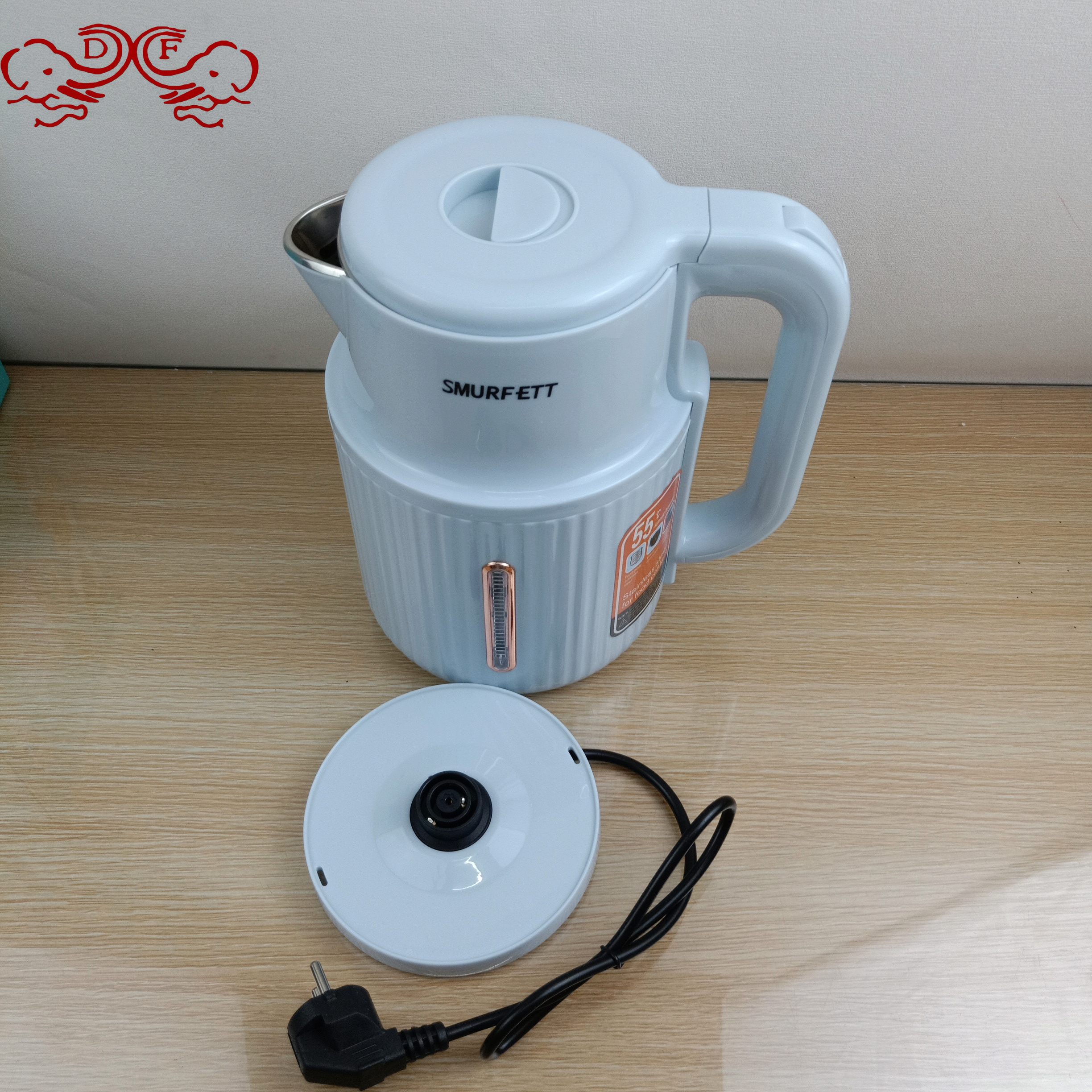 Df68862 Electric Kettle Commercial Kettle Thermal Insulation Automatic Power Off Stainless Steel Large Capacity Hot Kettle Df Tradinghouse details Picture