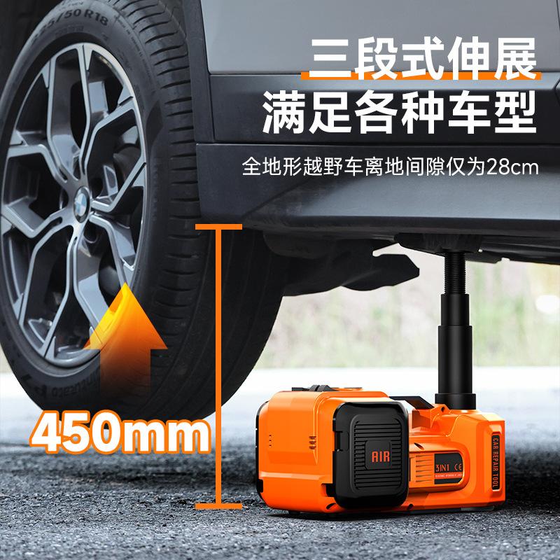 cross-border supply 12v car electric hydraulic jack car version 36cm air pump tire change tool details Picture