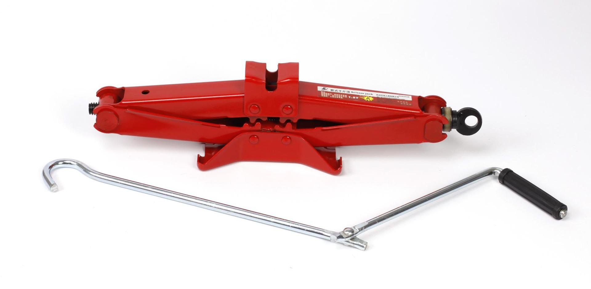 caffwell labor-saving scissor jack car lifting tool 1t 1.5t 2t qd8001b details Picture
