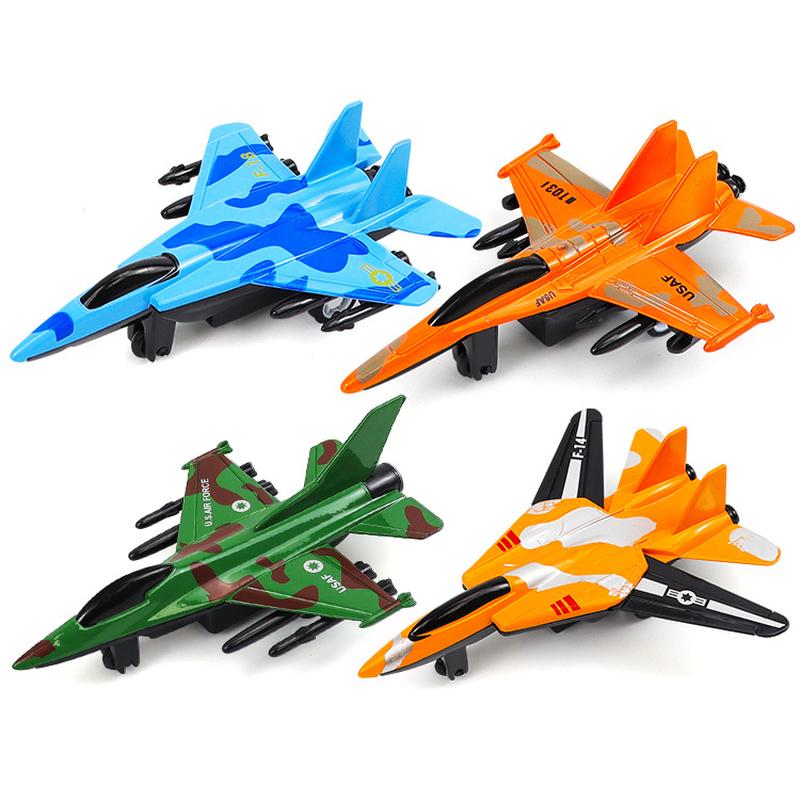 Wholesale Children's Toy Aircraft rge Pstic Camoufge Military Pull Ba Aircraft Airpne Model Toy Gift Ornaments Item Picture