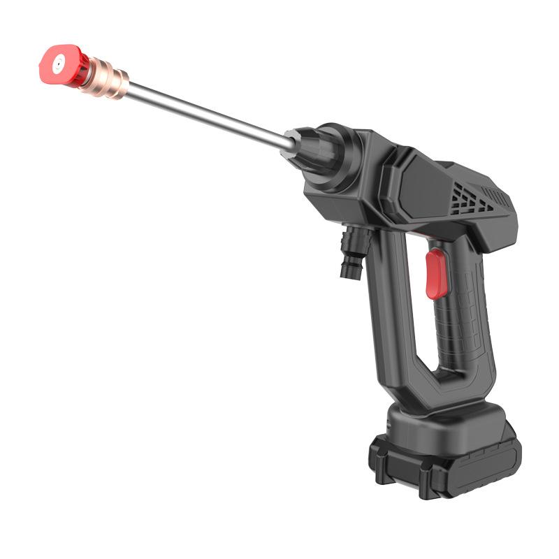 Hot Sale High Voltage Car Washing Gun Lithium Battery Car Washing Machine Car Washing Device Portable Wireless Water Gun Commercial Household Car Washing Pump Item Picture