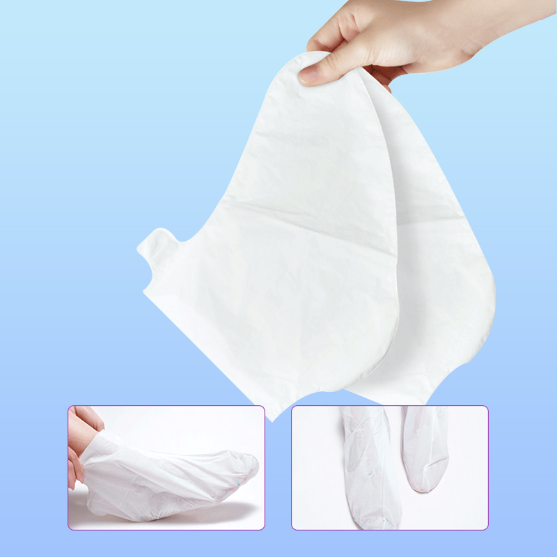 Amazon's cross-border best-selling donkey milk foot mask for removing dead skin from feet and moisturizing Item Picture