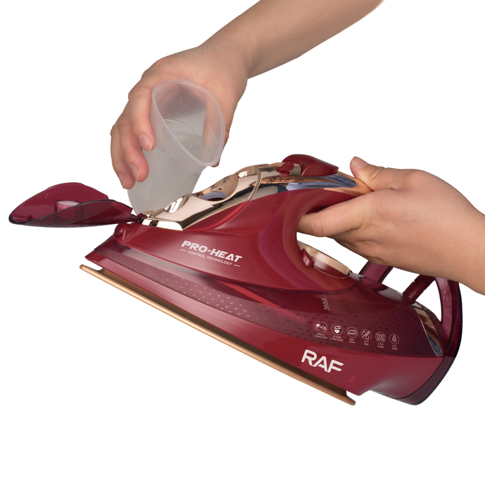RAF European standard iron, cross-border steam iron, handheld household electric iron, dry and wet dual-purpose, old-fashioned ironing machine for clothes Specification image