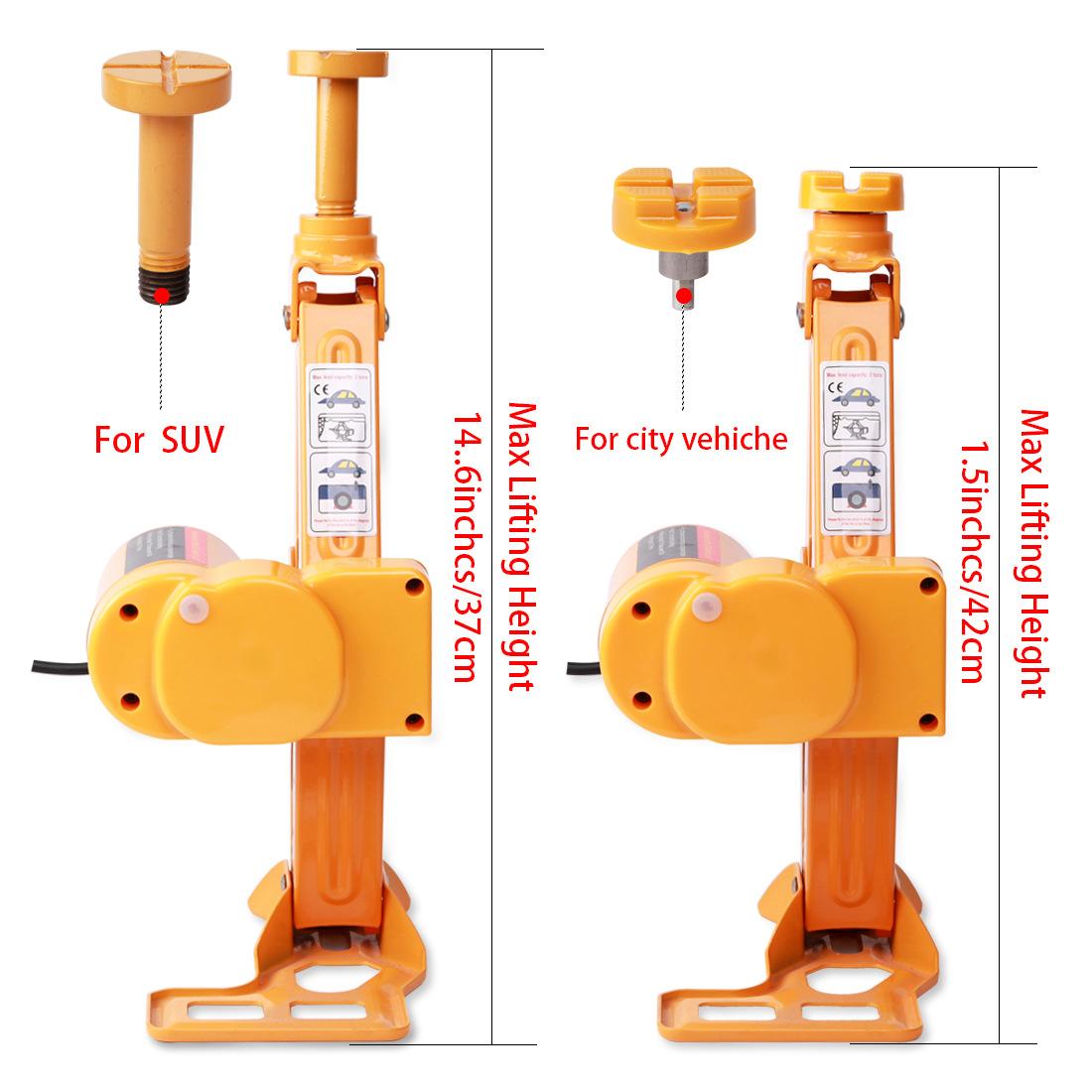 factory direct sales 12v car electrical jack electric wrench set car horizontal scissor Application Scenario
