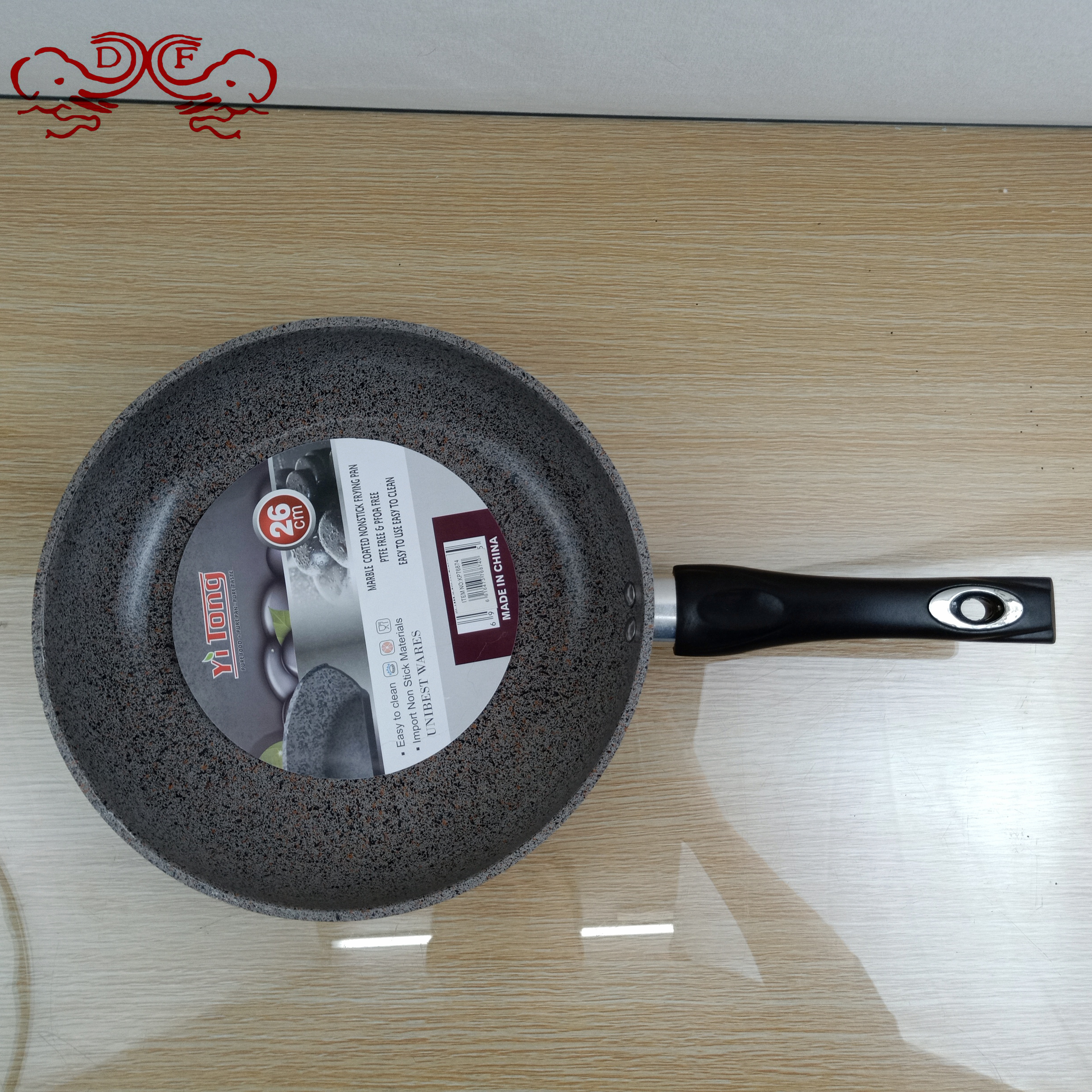 Df99950 Medical Stone Frying Pan Non-Stick Household Pan Light Oil Smoke Pancake Pan Induction Cooker Df Tradinghouse Specification drawing