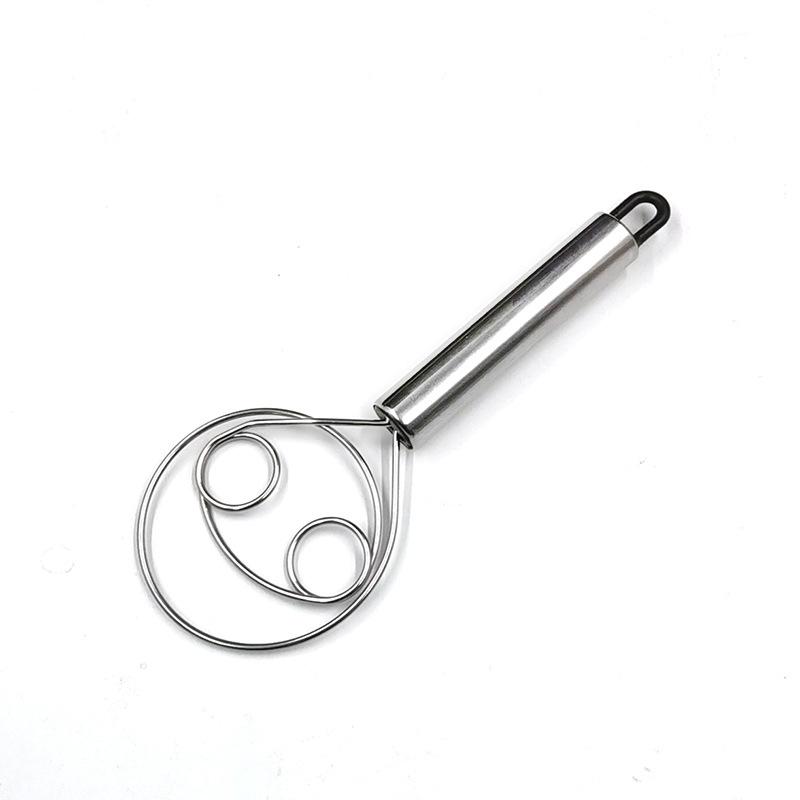 Stainless Steel Flour Cake Blender Manual Dough Powder Feeder Dough Mixer Kitchen Egg Beater Mixing Tool Item Picture