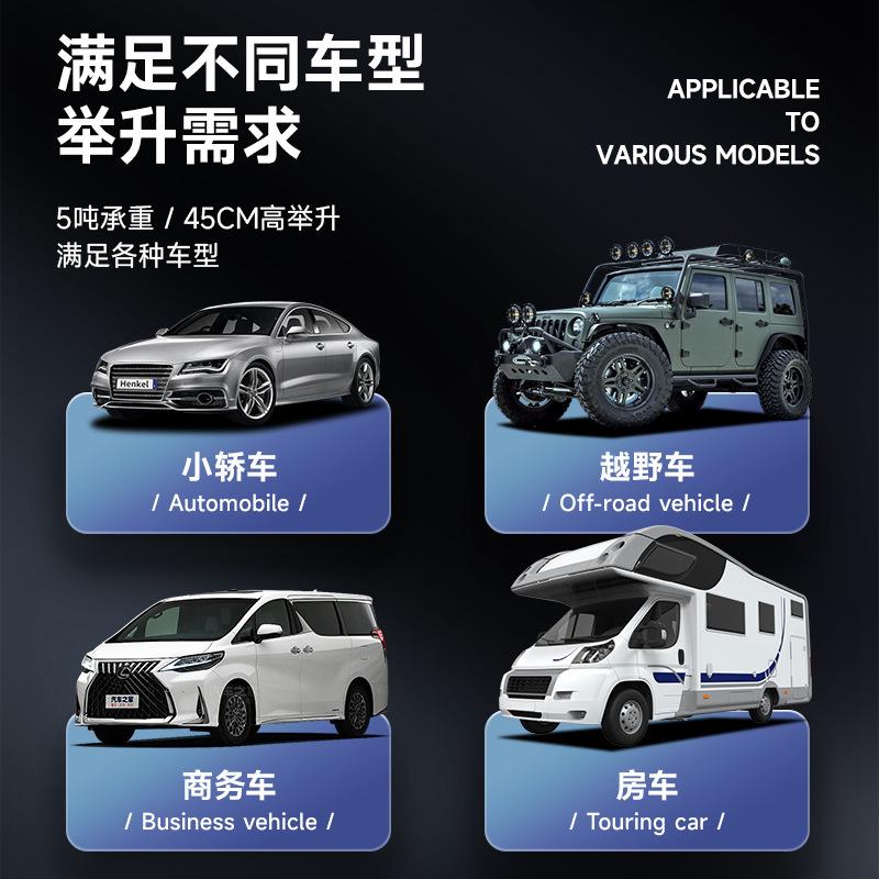 cross-border supply 12v car electric hydraulic jack car version 36cm air pump tire change tool Application Scenario