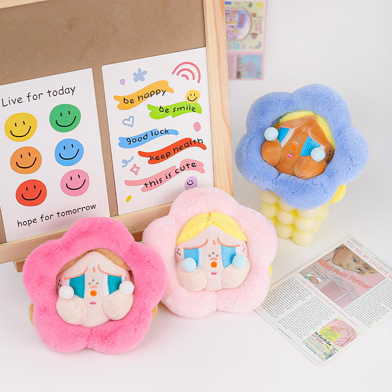 Wholesale of the popular Dudu Flower girl plush toy pendant, cartoon crying baby keychain bag pendant and claw machine Application Scenario