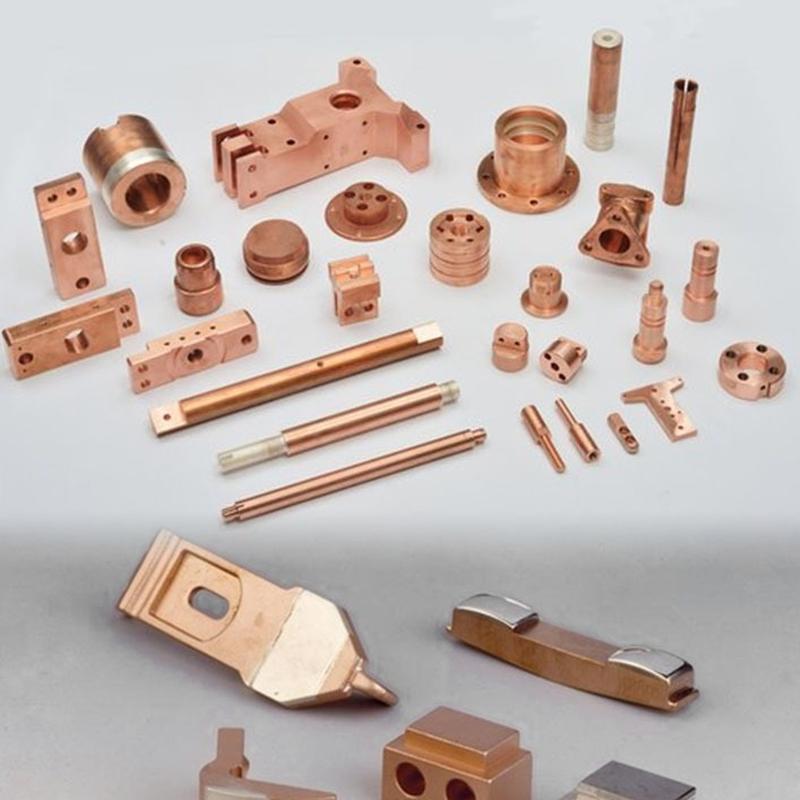red copper parts cnc machining high current pin jack car charging pile connector cnc lathe machining Specification drawing
