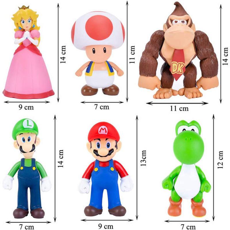 Super Mary Super Mario Anime Garage Kits Decoration Model Toy Louis Ki Mario Nintendo Specification drawing