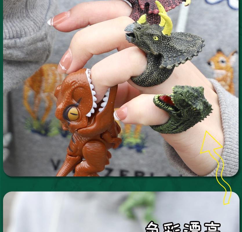 new children's dinosaur ring science and education toy simulation dinosaur wild animal bird cognition hand-painted model toy Application Scenario